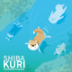 【帶柴出門 純棉肩背袋】Kuri 與他的朋友們：游水篇