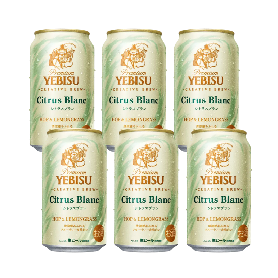 Yebisu 惠比壽 CREATIVE BREW 檸檬草風味啤酒 6入