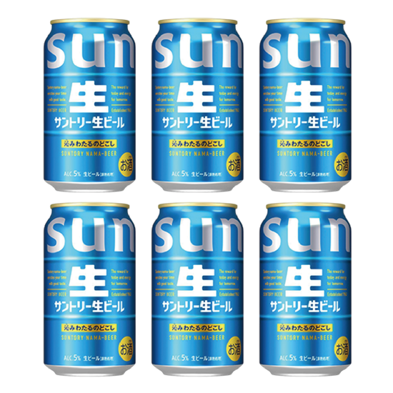 三得利 サントリプル 生啤酒 6入
