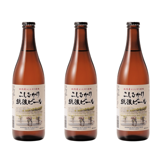 越後米白啤酒  3入