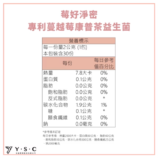 莓好淨密 專利私密益生菌(蔓越莓康普茶益生菌) 30包/盒 莓好淨密 專利私密益生菌(蔓越莓康普茶益生菌) 30包/盒