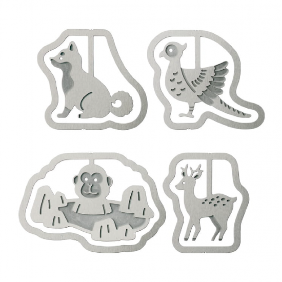 MIDORI 蝕刻工藝書籤夾(日本傳統) - 代表動物