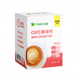 True one C8 防彈咖啡 - 即溶生酮能量 / 20公克*7包