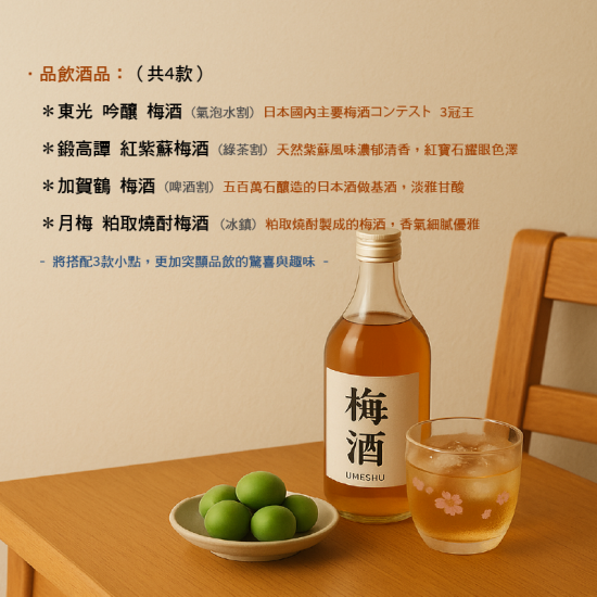 2025/6/13 躲進酒裡的梅好時光