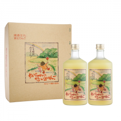 日本青森蘋果汁禮盒 / 回憶小時候，雨後快樂的走在回家的小路上