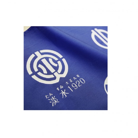 雙和號《日治台灣市徽》手拭巾 - 晴藍