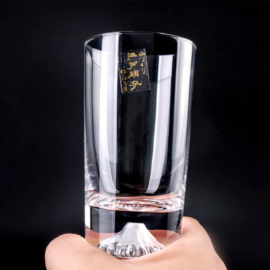 【田島硝子】mini富士山杯 經典款迷你版 高杯啤酒杯 隨飲料變色 酒杯 (對杯)