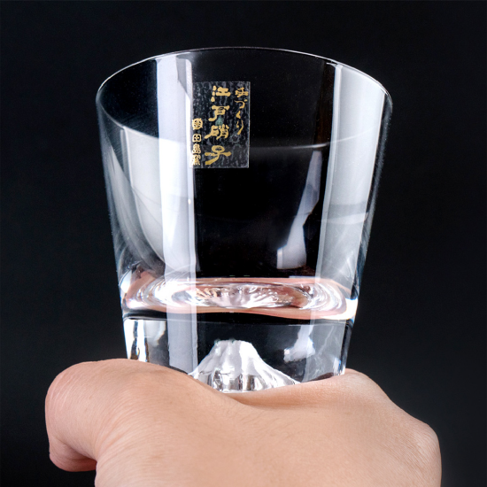 【田島硝子】日本手工吹製 mini威士忌富士山杯 (對杯)