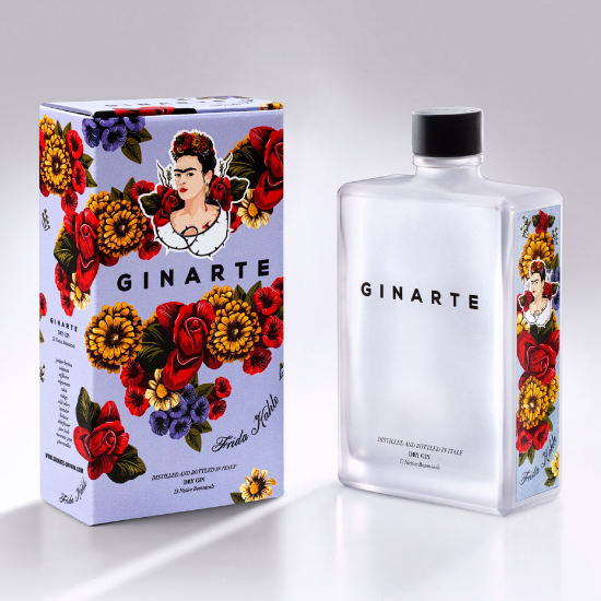 Ginarte 藝式琴酒  外盒樣式二選一（偶像的一生 The Life of an icon / 揮灑烈愛 Dedicated to Frida）