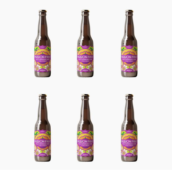 【Tomu望山穗 × PASSIONGO! 聯名款】望山穗 百香小米氣泡酒 6入