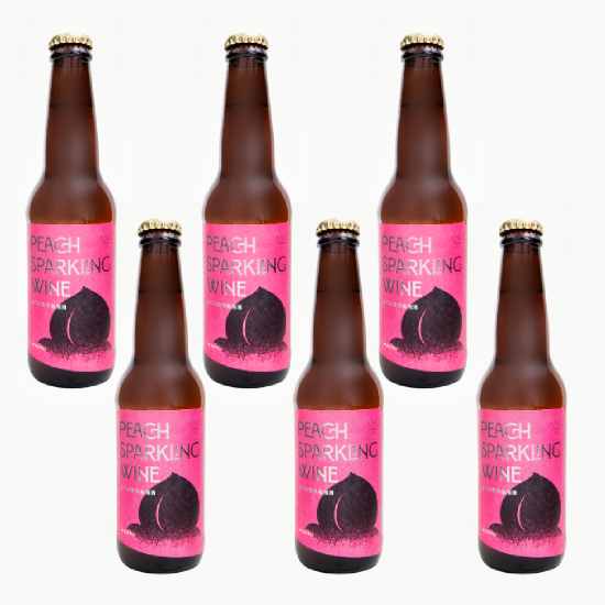 望山穗 小米水蜜桃氣泡酒 6入