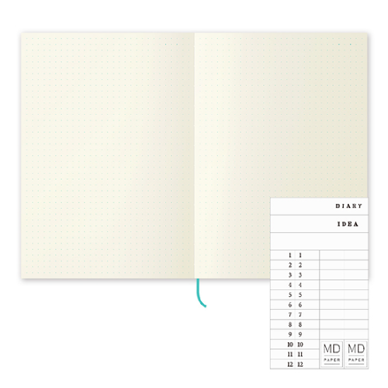 MIDORI MD Notebook 筆記本 A5 - 5mm 點點