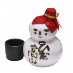 飛驒高山 上撰 深山菊 雪だるま徳利（含盒） 300ml