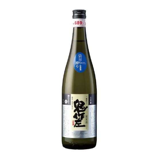 鬼作左 純米生原酒 袋吊