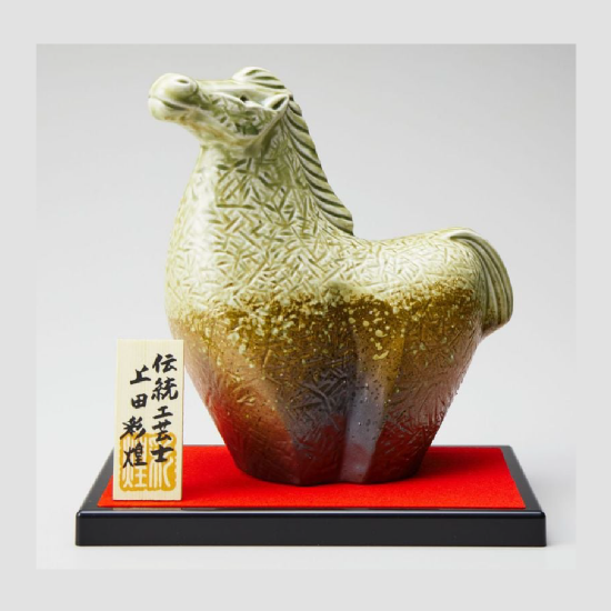 【預購】【2026干支酒】上田彩煌 信樂燒 干支壺 純米酒 馬年限定 【預購】【2026干支酒】上田彩煌 信樂燒 干支壺 純米酒 馬年限定