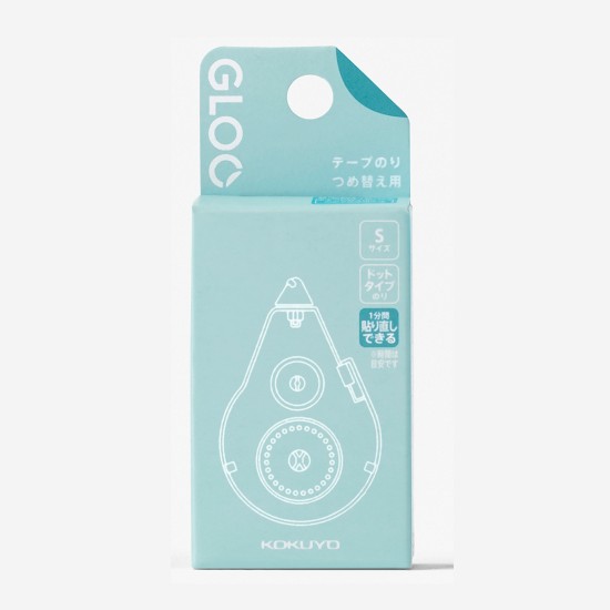<日本知名設計師佐藤大 nendo 設計> 綠色 GLOO 2way 好黏便利貼 一分鐘內可重複黏貼型替換帶S