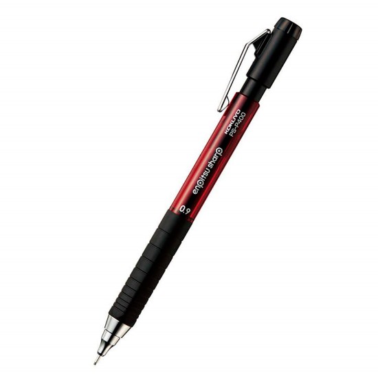 KOKUYO 上質自動鉛筆Type M (防滑橡膠握柄) -0.9mm紅