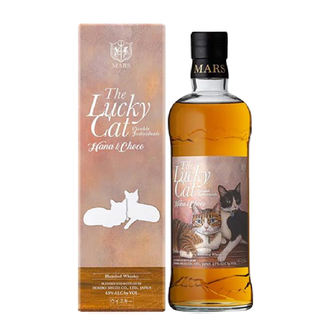 LuckyCat Whisky 2024】The Lucky Cat Hana＆Choco（含盒） - 島羽
