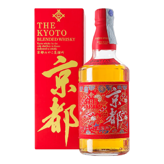 京都威士忌 西陣織 赤帶（含盒）