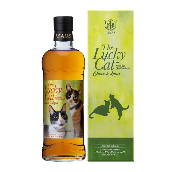 The Lucky Cat Choco & Luna Blended Whisky 限定威士忌(含盒) The Lucky Cat Choco & Luna Blended Whisky 限定威士忌(含盒)