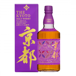 京都威士忌 西陣織 紫帶（含盒）